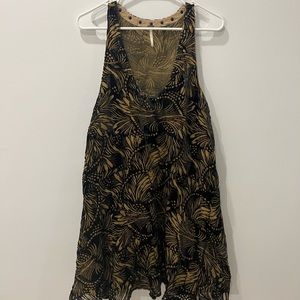 FREE PEOPLE VELVET MINI DRESS